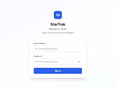 pmanandhar1452/startrak-attendance-tracker