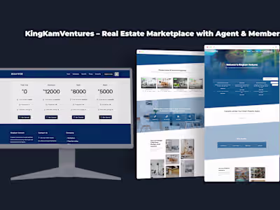 Real Estate Marketplace Website 