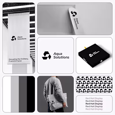 Tech company logo design. His