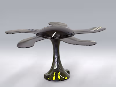 OLED Thin Table Lamp