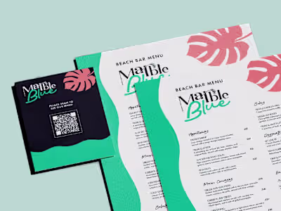 Marble Blue: Brand Identity