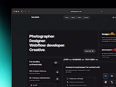 Personal Portfolio Website