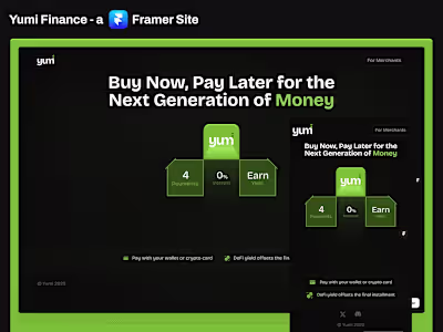 Yumi Finance - a “BNPL” solution that pays you back