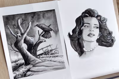 Watercolor paintings