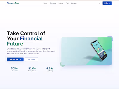 FinanceApp - Take Control of Your Financial Future