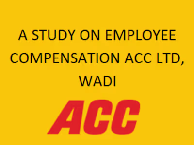 A STUDY ON EMPLOYEE COMPENSATION ACC LTD, WADI