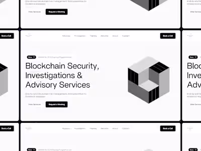 Webflow Website for Bech32