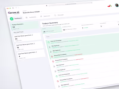 AI-Powered Hiring Platform Development for Krow.ai