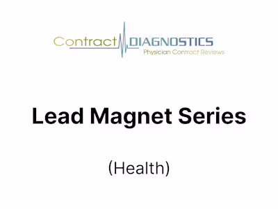 Contract Diagnostics Lead Magnet Series