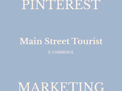 Pinterest Marketing for E-Commerce Brand