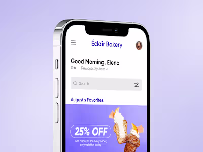 Eclair Bakery | Mobile App