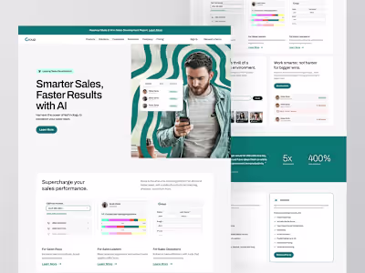 Group - CRM ⏐ Landing Page