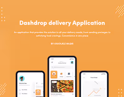 DashDrop Food Delivery Application
