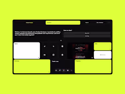 Nexfolio - Portfolio Framer Template