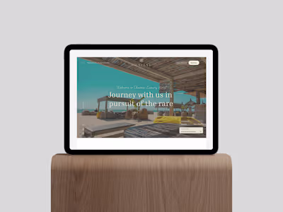 Framer design for hotels & resorts