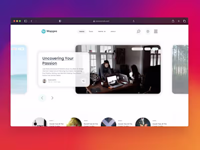 Blog Website Design