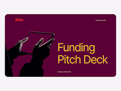 Funding Pitch Deck Presentation