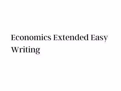 I will write high quality economics, extended, tok, ib, and ia 