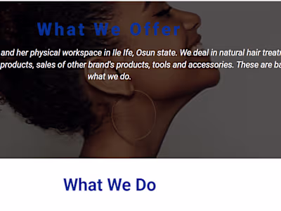 Service Page Copywriting for Blue Rebbon