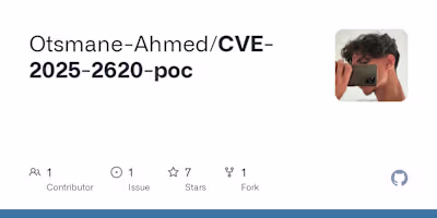 GitHub - Otsmane-Ahmed/CVE-2025-2620-poc