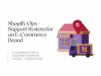 E-Commerce Ops & Customer Support System