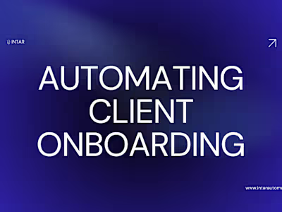 Automating Client Onboarding for a Marketing Agency