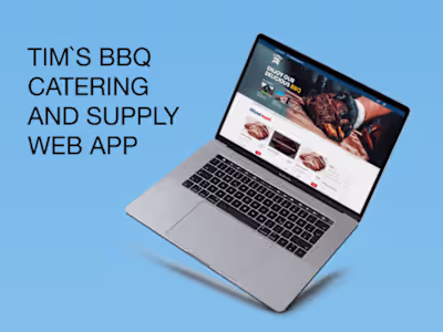 Tim's BBQ order management system 