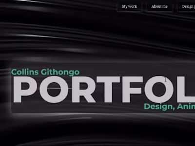 Collins Githongo portfolio