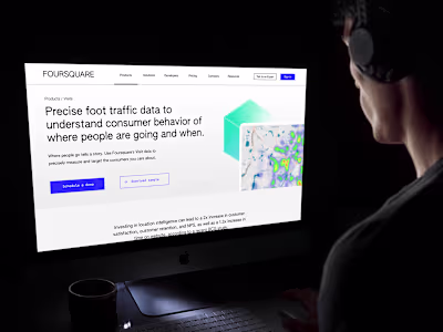 FOURSQUARE Web Redesign — Alana Appel