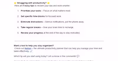 5 Productivity Tips for Smarter Work