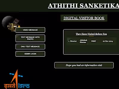Digital Visitors Book