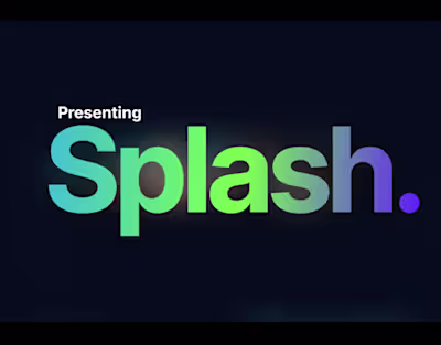 Splash scroll :: Behance