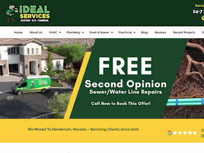 Local SEO for a USA Based Plumbing & HVAC Services Company