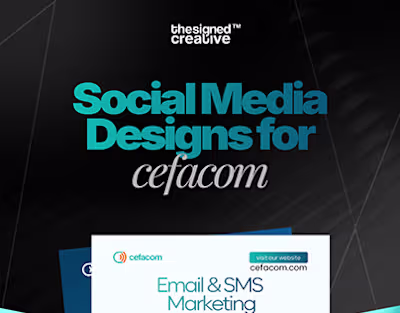 Email and SMS Marketing Campaign Design for Cefacom