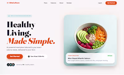 BiteCulture is an AI-powered meal