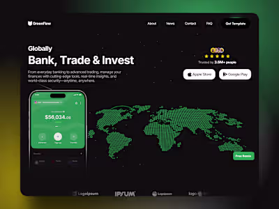 GreenFlow A Conversion-Focused Framer Template 