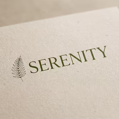 SERENITY Eco-Resort Brand Visualization