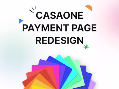 CASAONE PAYMENT PAGE REDESIGN