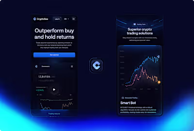 CryptoSea Mobile Responsive Platform Development