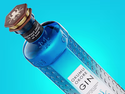 Gin CGI Product Visualization