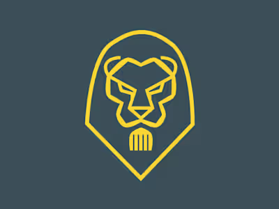 Lion Barbershop Logo