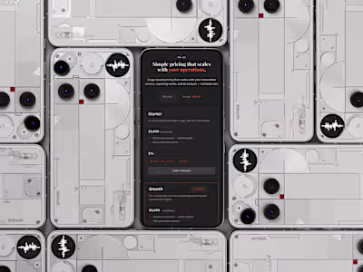 Wexion pricing section.
My free Framer