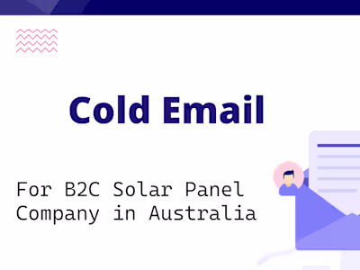 Project III - Cold Email for Solar Panel Company in Australia