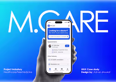 Telemedicine healthcare app case study