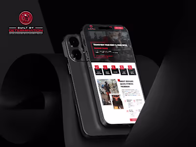 Built a high-converting fitness website