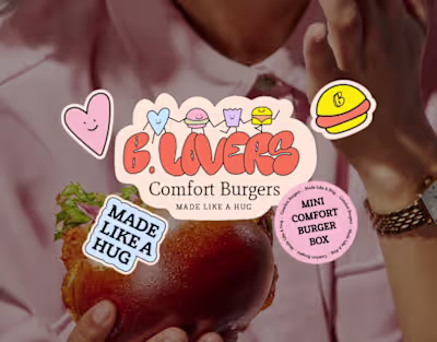 BLOVERS - Burger Brand Identity
