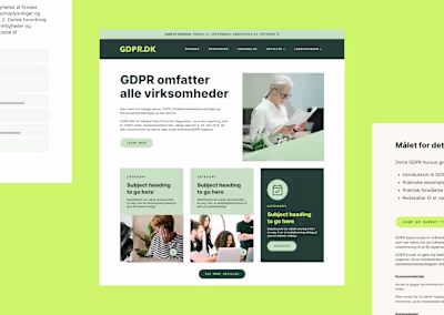 WordPress Website Development for GDPR.DK