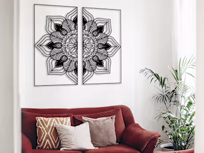 Metal Art design for cozy home