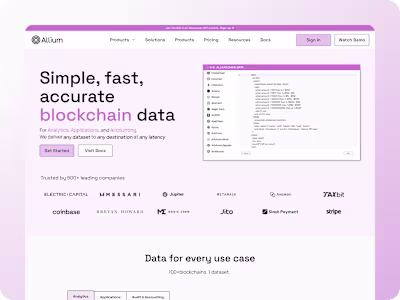 Retro-Futuristic Web3 Blockchain Landing Page