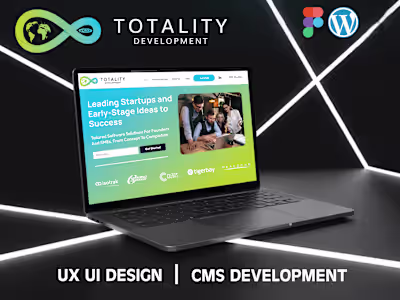 Totality Website UI/UX Design & WordPress Development